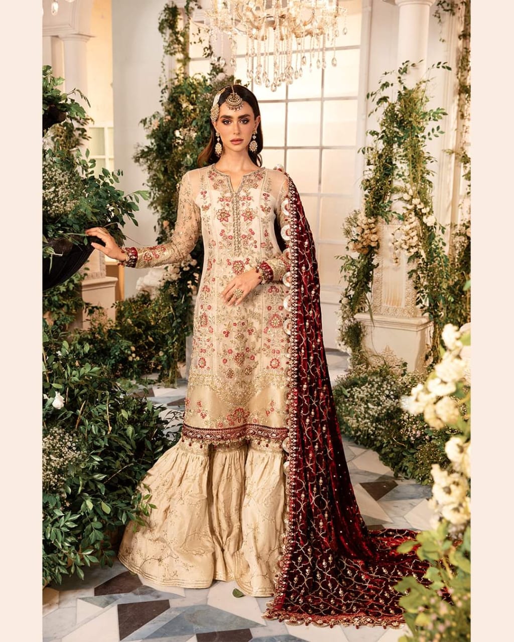 Maria B Skin Bridal Organza and Net (AY0022)